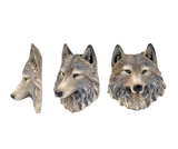 3D Wolf Head Wall Art - American Wolves