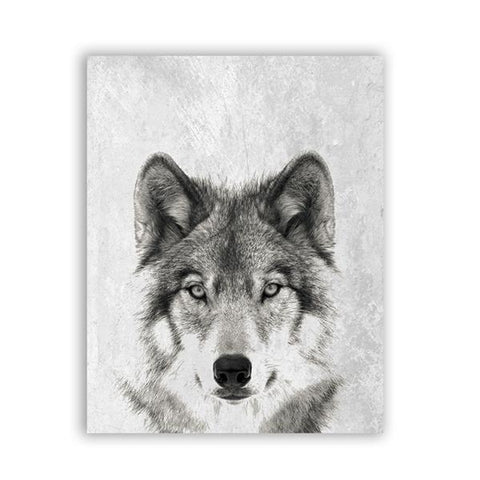 Fixation Wolf Wall Art - American Wolves