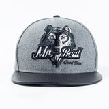 Mr Red Snapback Wolf Hat - American Wolves
