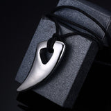 Silver Wolf Tooth Necklace