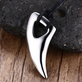 Silver Wolf Tooth Necklace