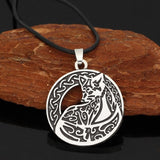 Nordic Silver Wolf Necklace - American Wolves